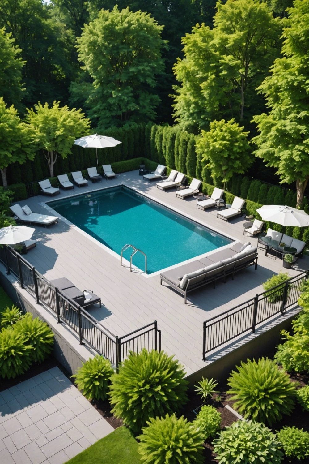 Modern Marvel: Sleek Metal Railings