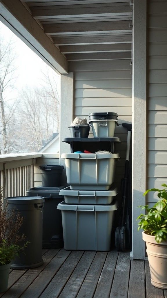 Utilize Under-Deck Storage Solutions