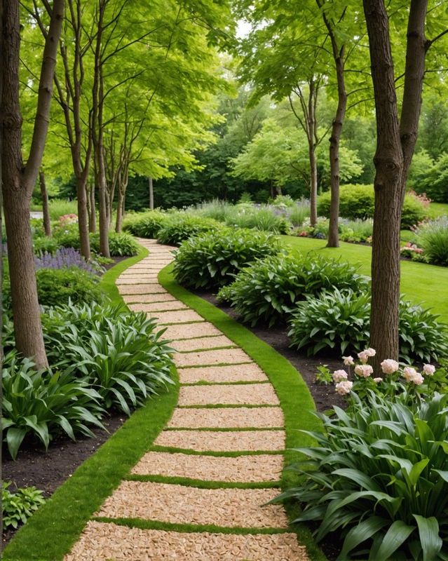 Wood Chip Pathway
