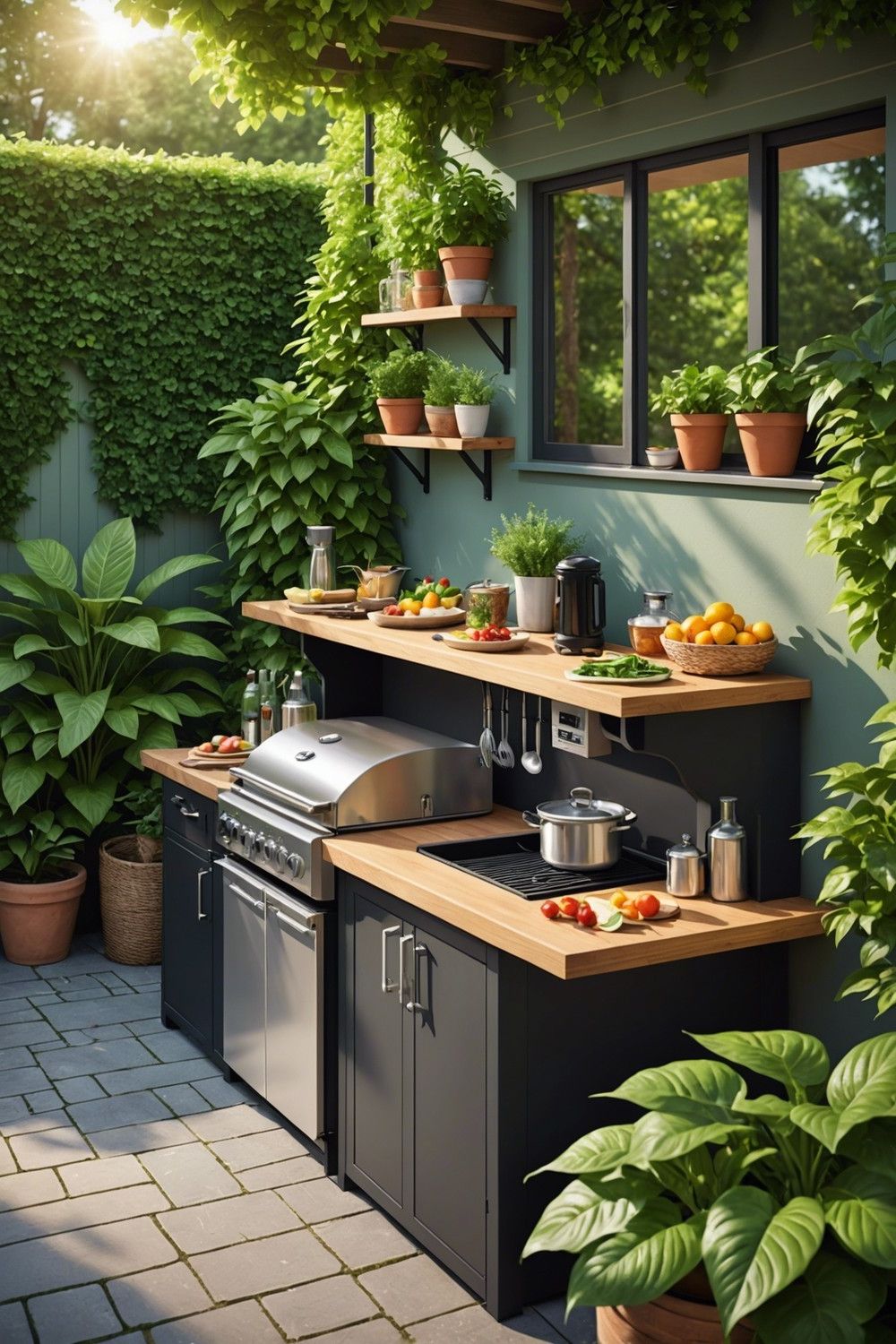 Mini Outdoor Kitchen