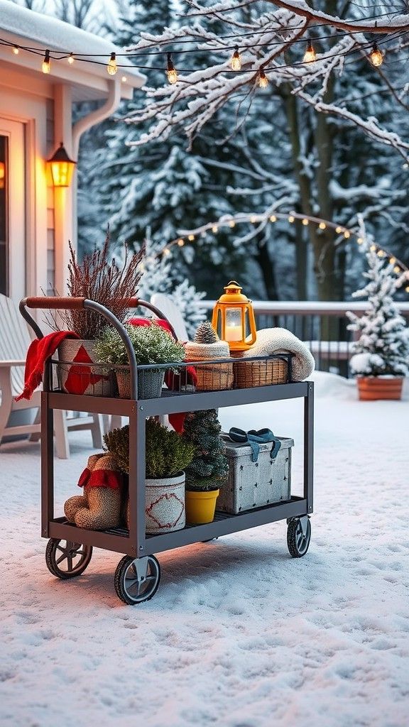 Use a Rolling Cart for Mobility