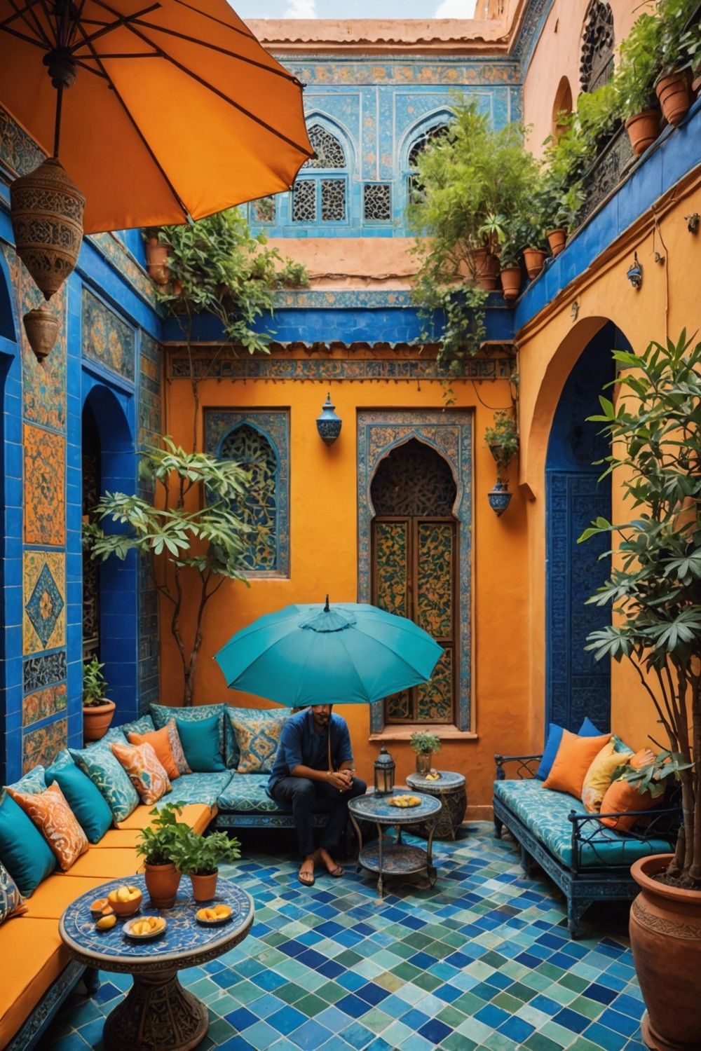 Modern Moroccan-Inspired Tiles