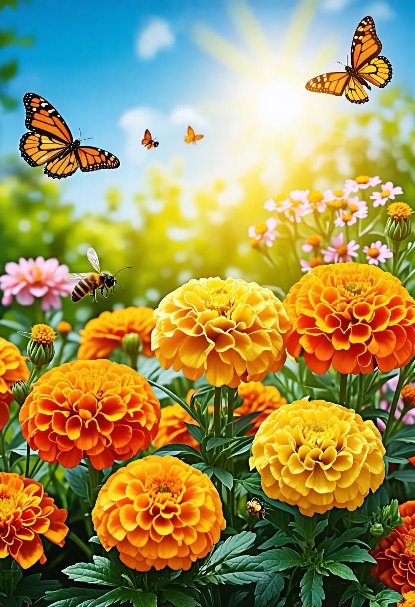 Crafting Seasonal Marigold Displays