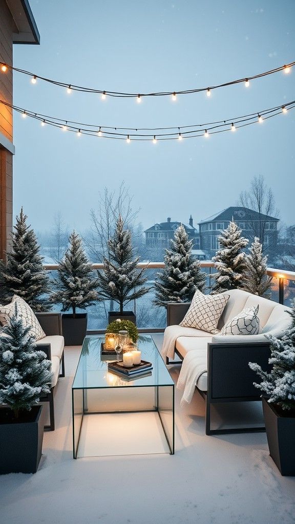 Modern Christmas Lights Installation