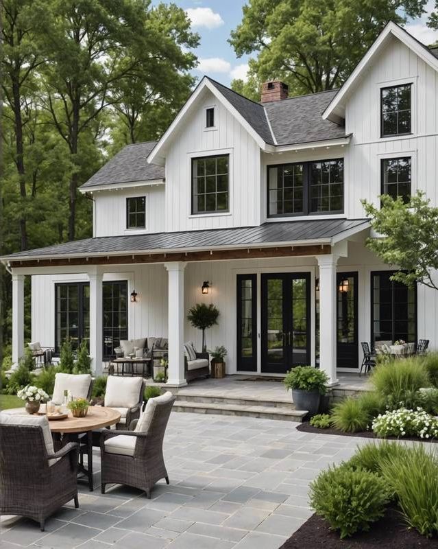 Modern Farmhouse with Clean Lines