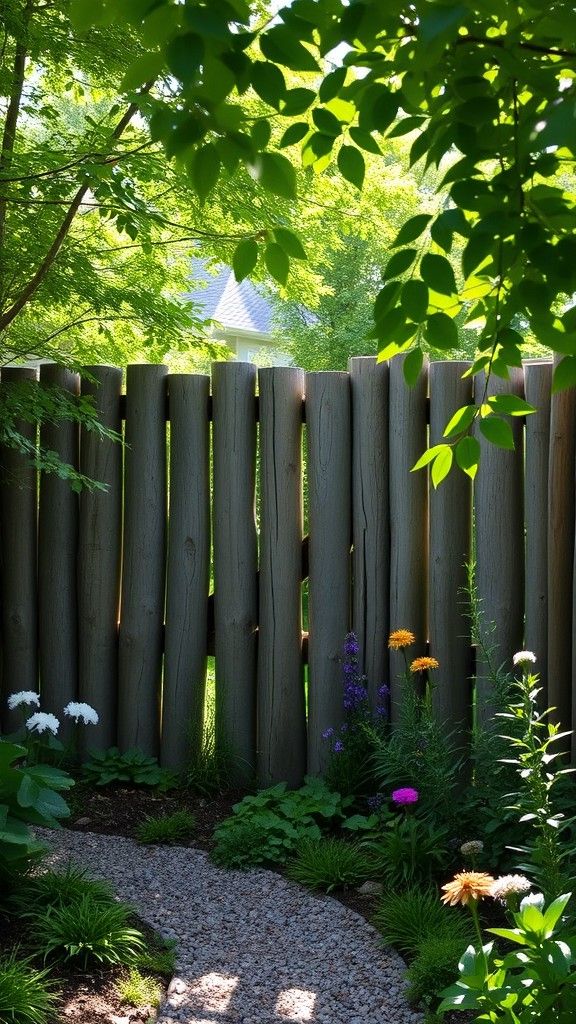 Natural Fencing for a Rustic Look