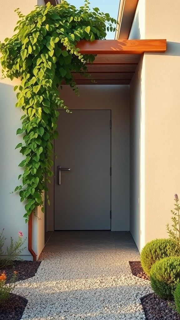 Add a Trellis with Climbing Vines