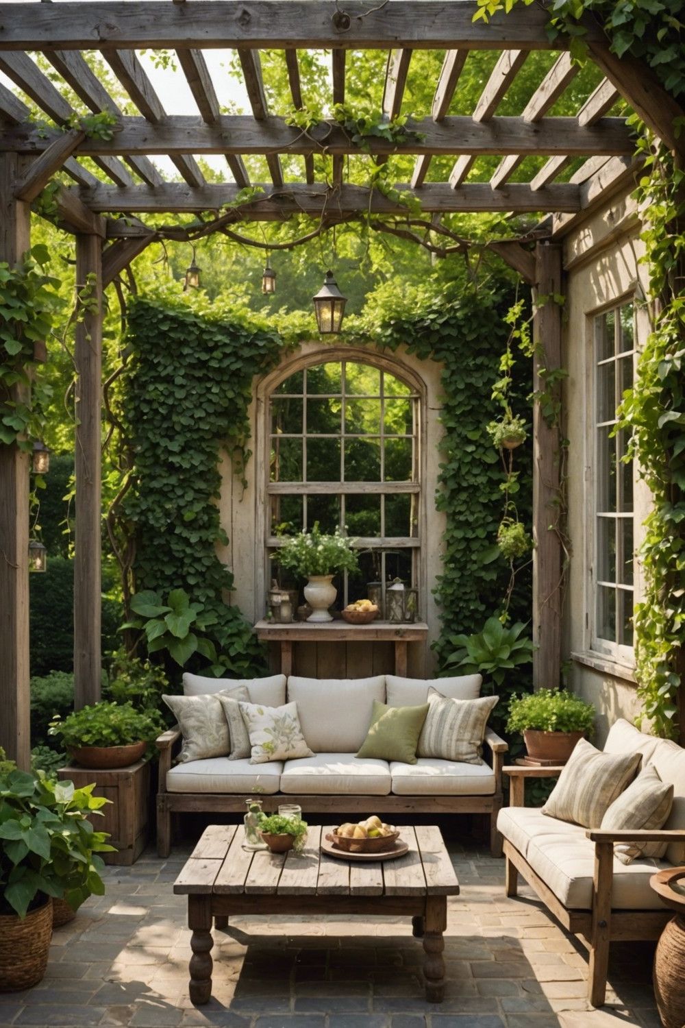 Rustic Charm Pergola