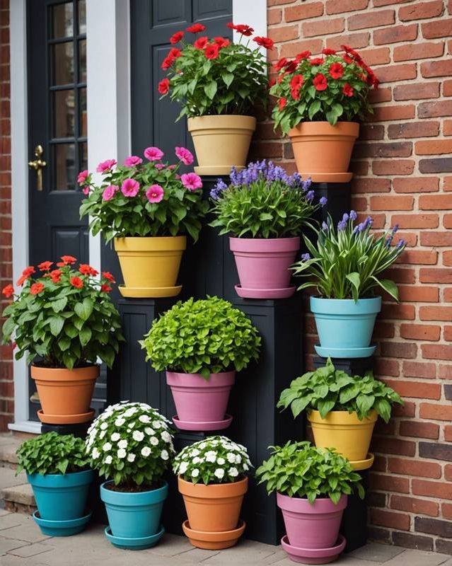 Stacked Planters