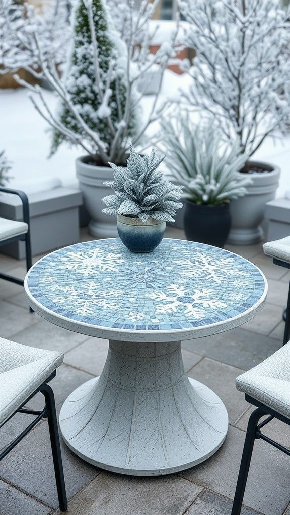 Winter-Themed Mosaics