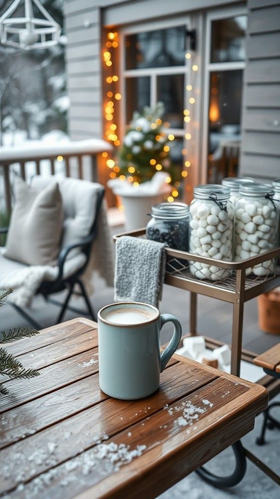 Sophisticated Hot Cocoa Station