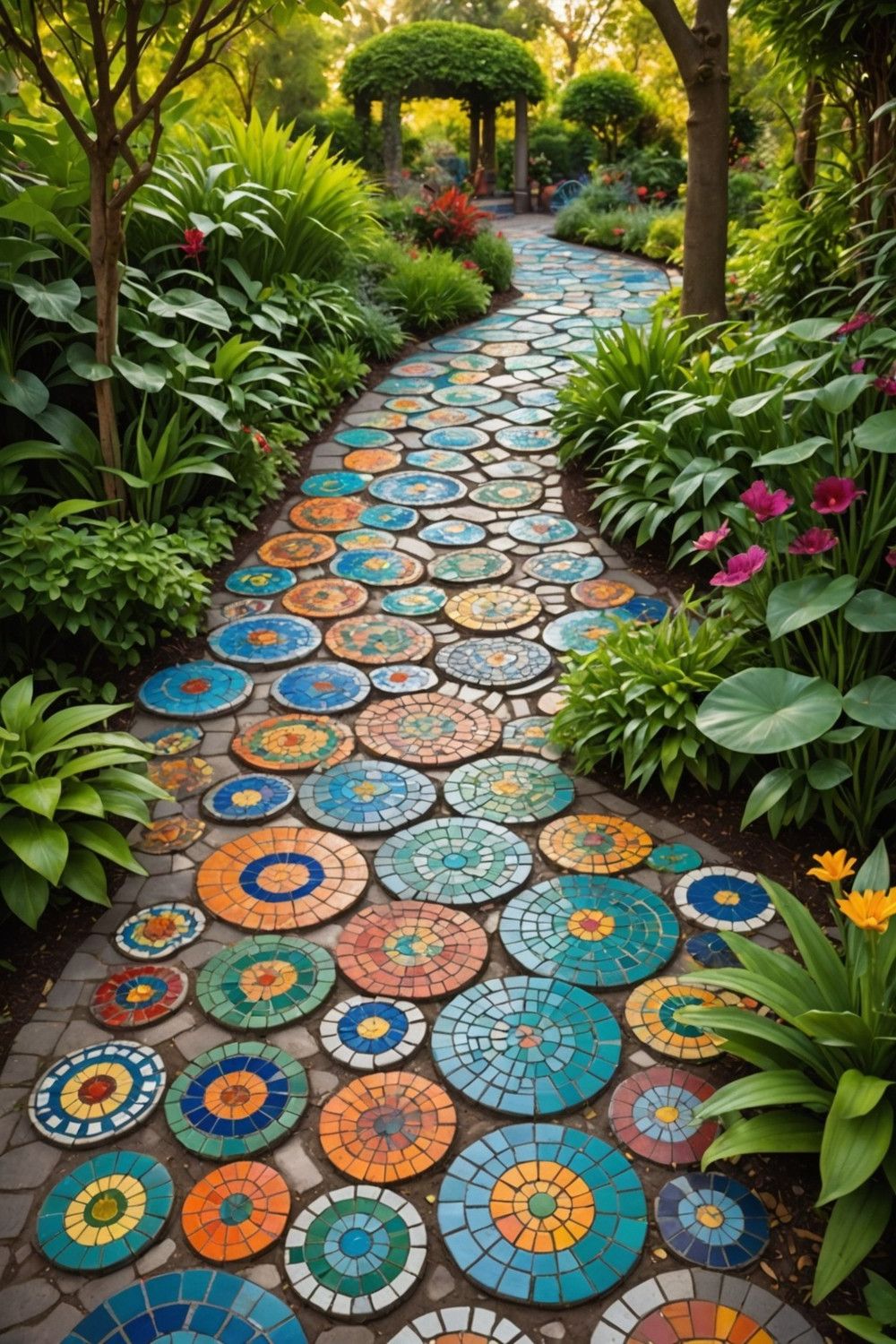 Mosaic Stepping Stones