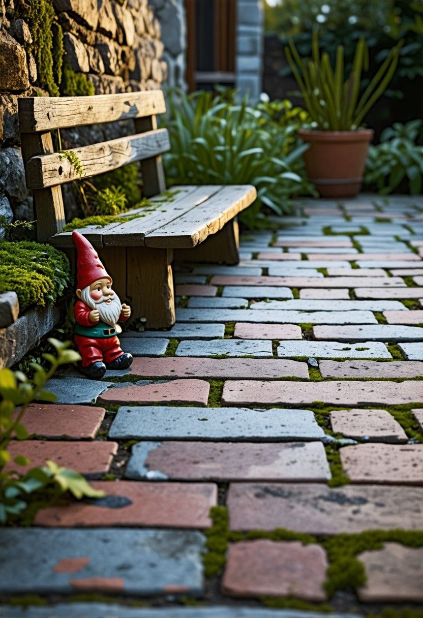 Vintage Brick Patio