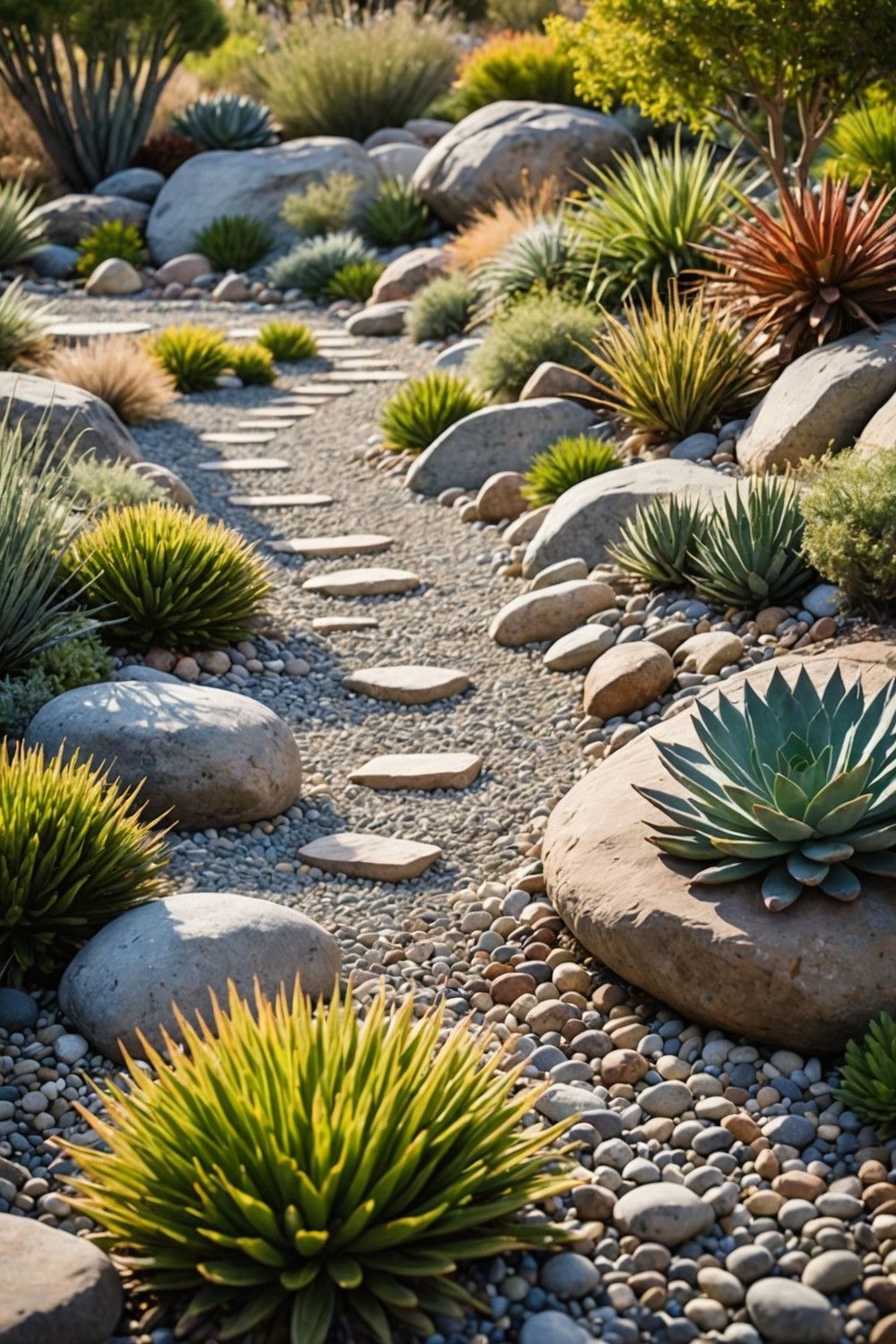 Low-Maintenance Rock Garden Ideas