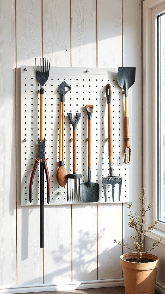 Hang Tools on Pegboards