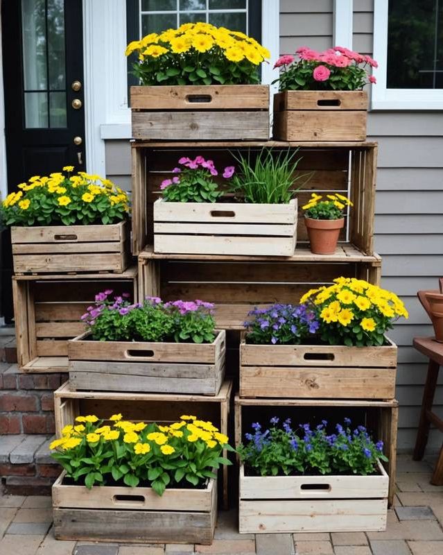 Repurposed Wooden Crates