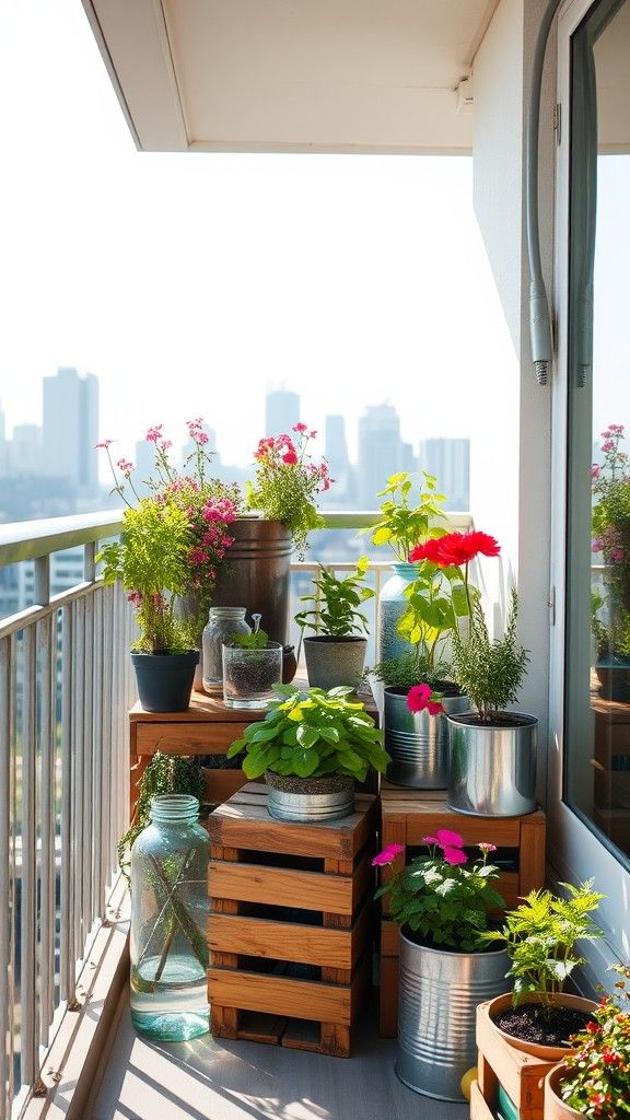 Recycled Container Gardens