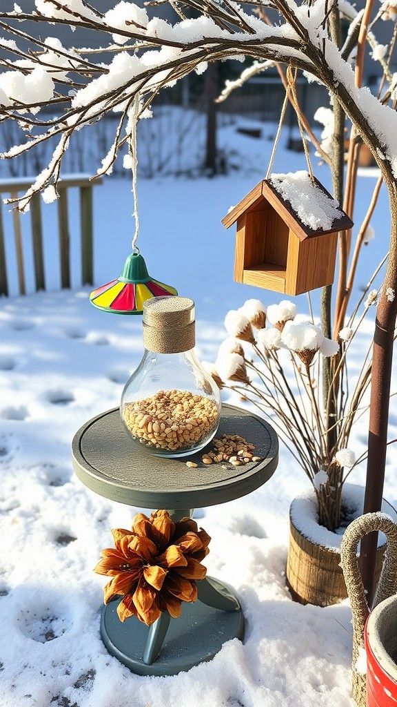 DIY Winter Bird Feeders