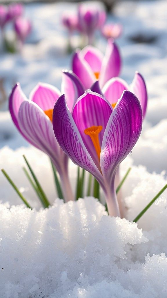 Crocus: First Flowers of the Season