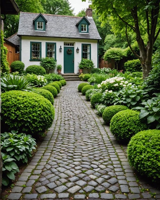 Cobblestone Walkway