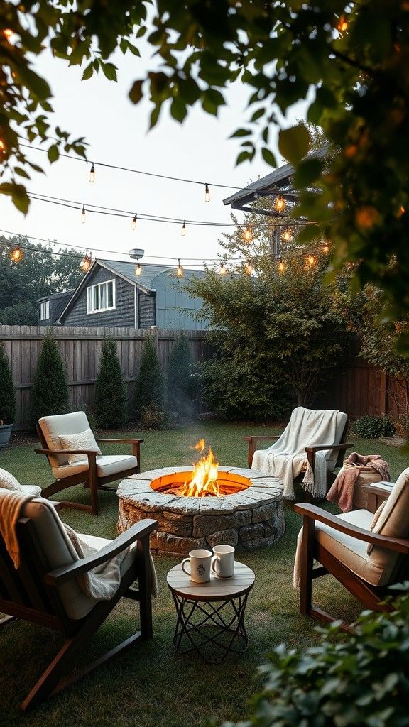 Cozy Fire Pit Area for Gatherings