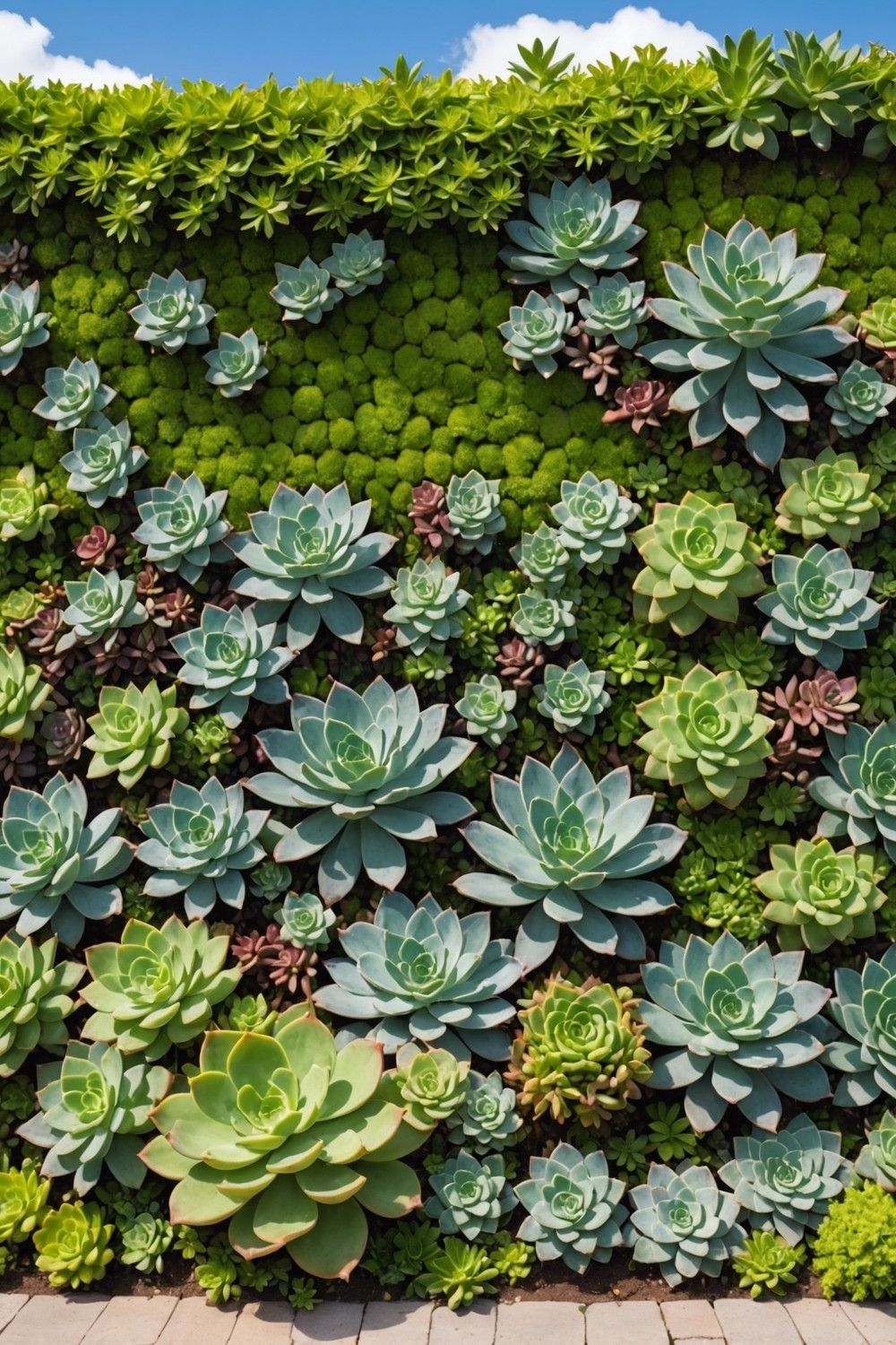 Lush Succulent Hedges