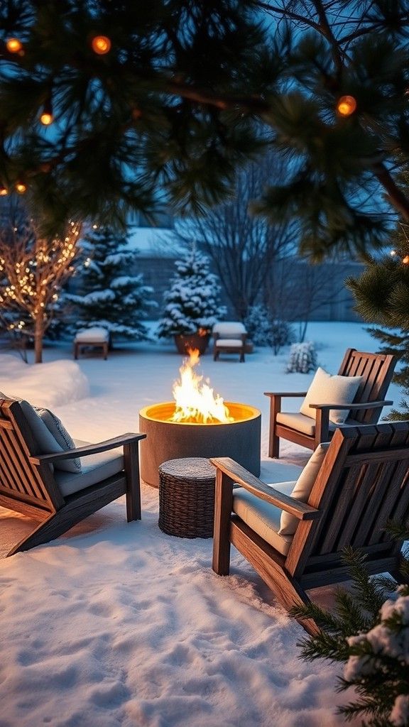 Add a Fire Pit for Warmth