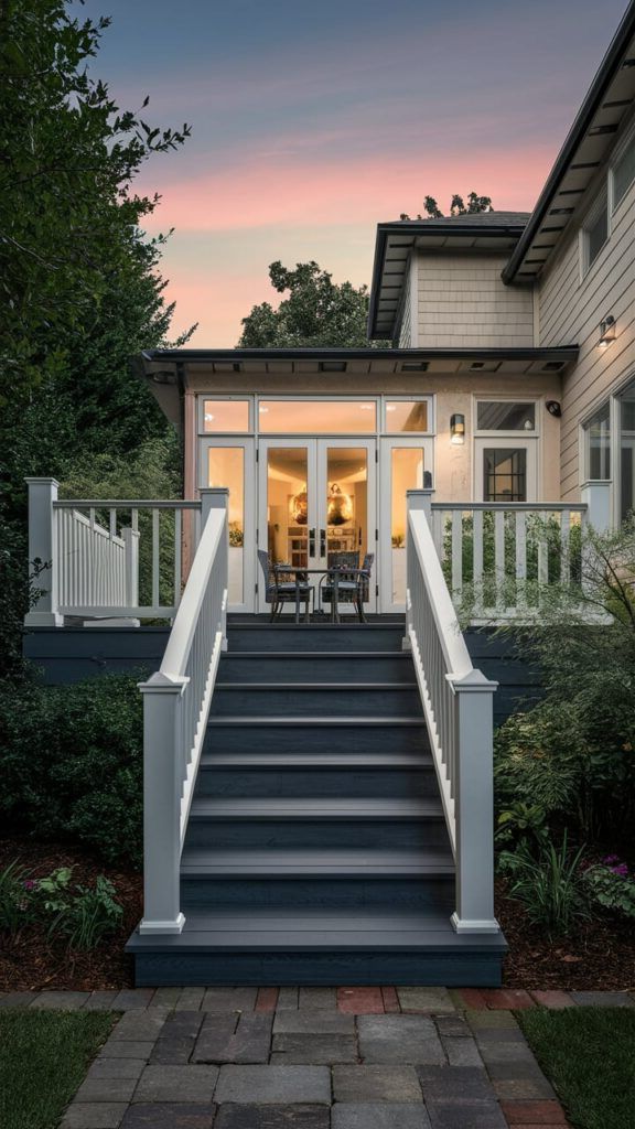Outdoor Room with Low-Maintenance Railing