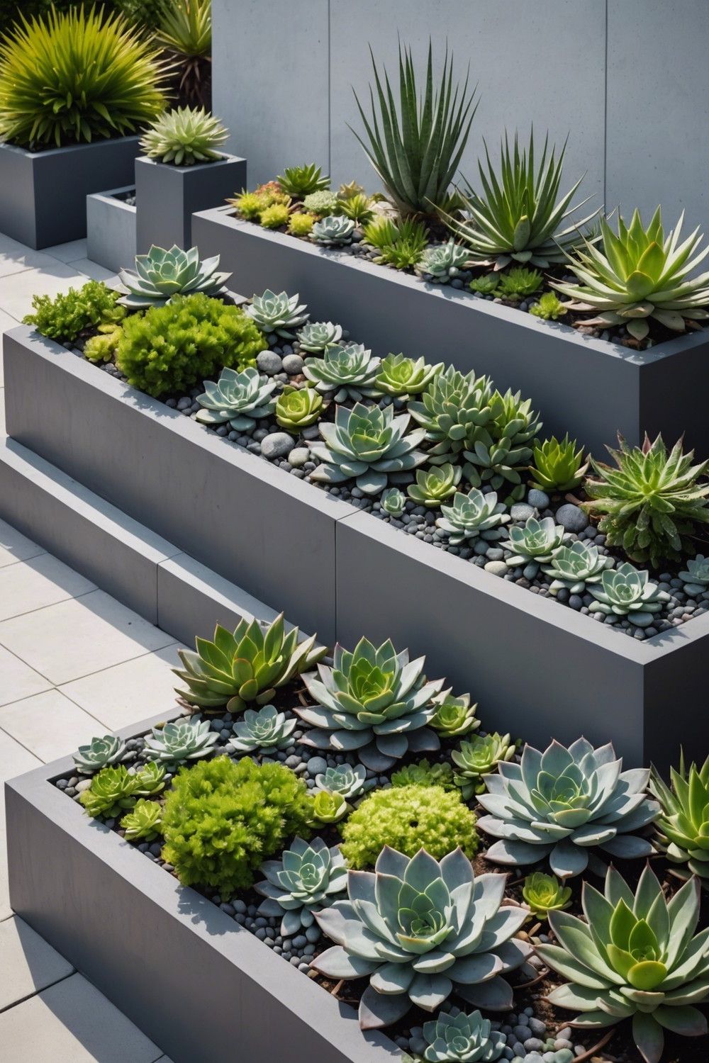 Modern Succulent Terraces