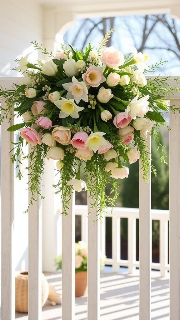 Floral Swag for Railings
