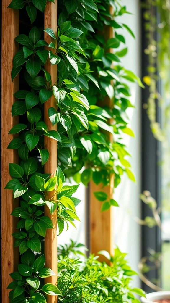 Vertical Gardens for Space Efficiency