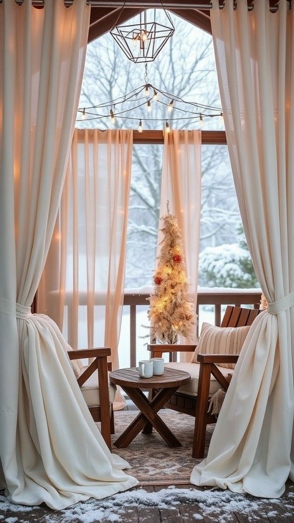 Install Windbreaks Using Curtains