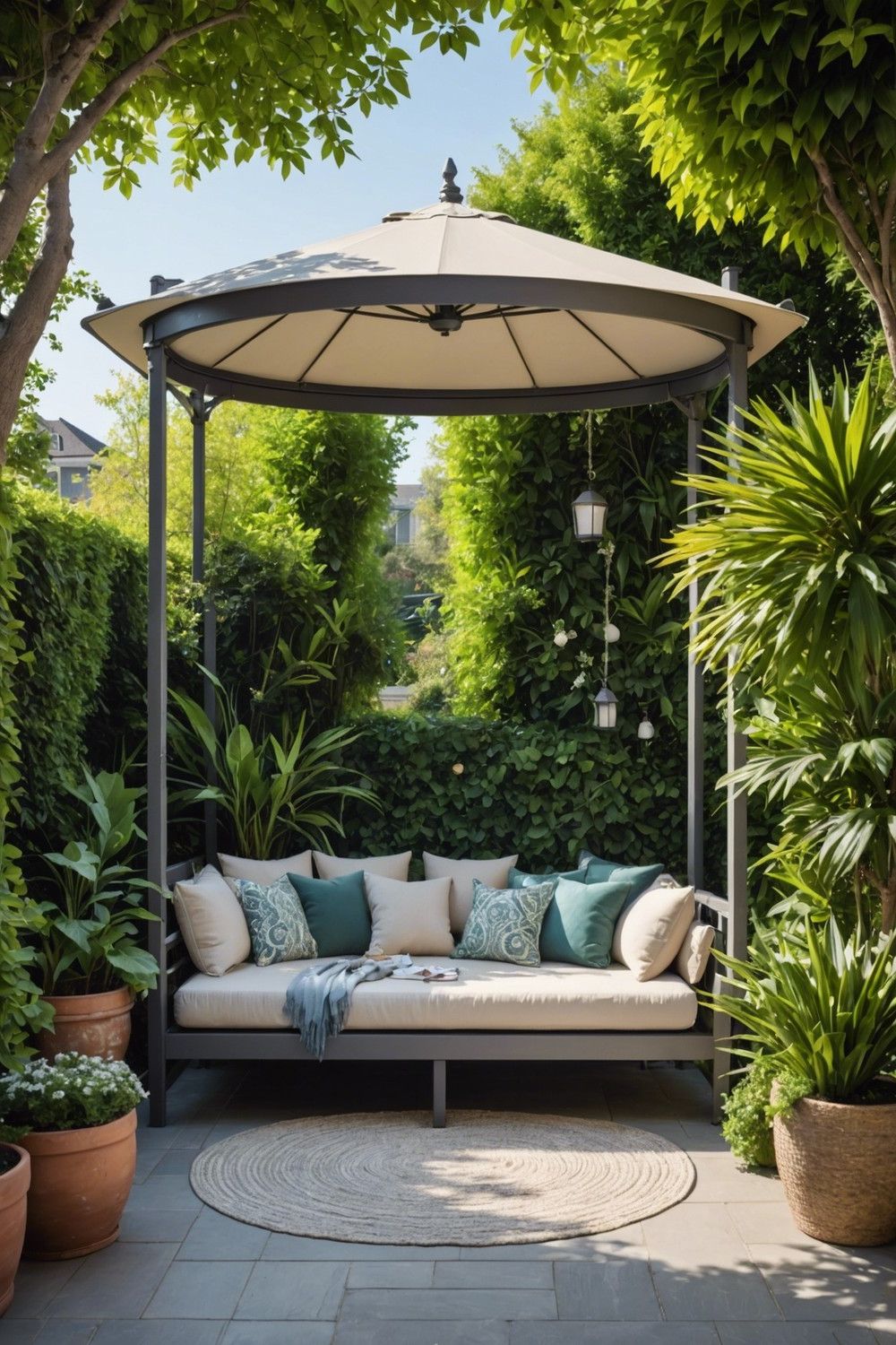 Outdoor Daybeds with Canopies for Shade