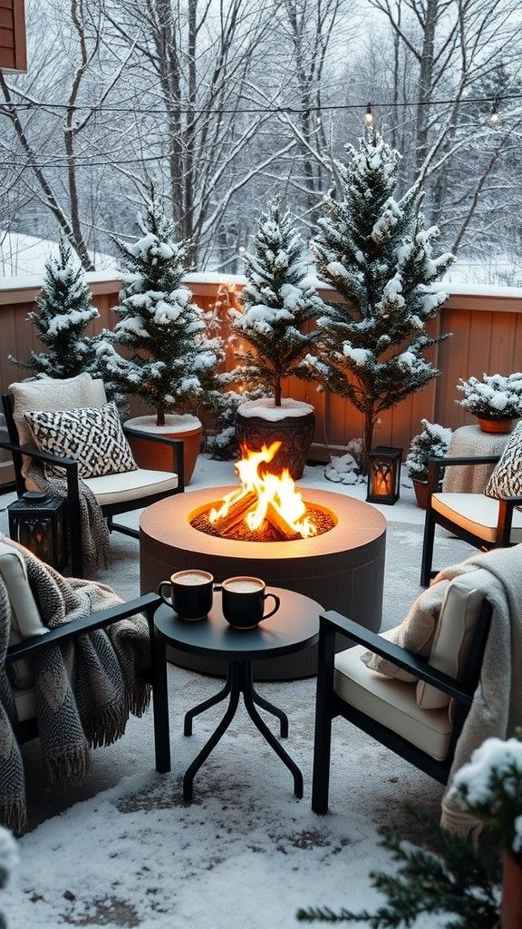 Outdoor Firepits for Warmth
