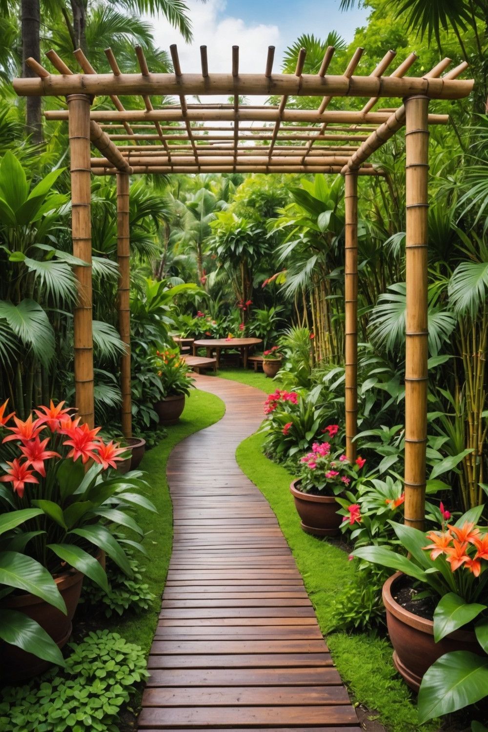 Incorporate Natural Elements like Bamboo and Wood