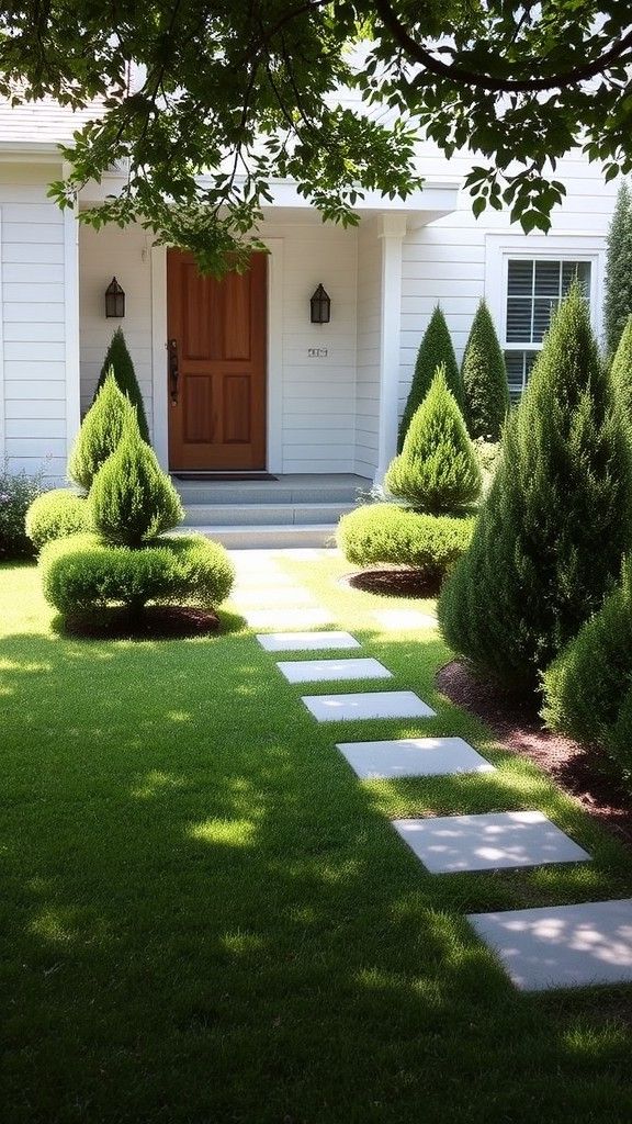 Incorporate Evergreen Shrubs