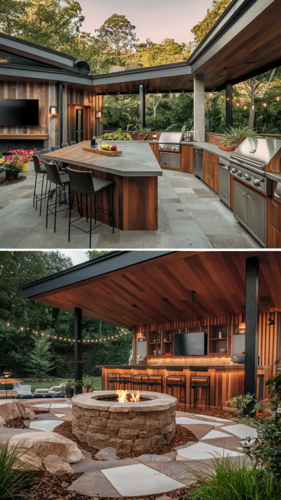 Outdoor Kitchen and Bar