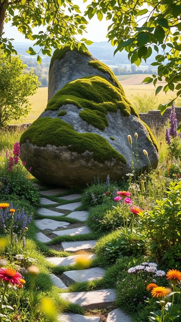 Create Focal Points with Large Rocks