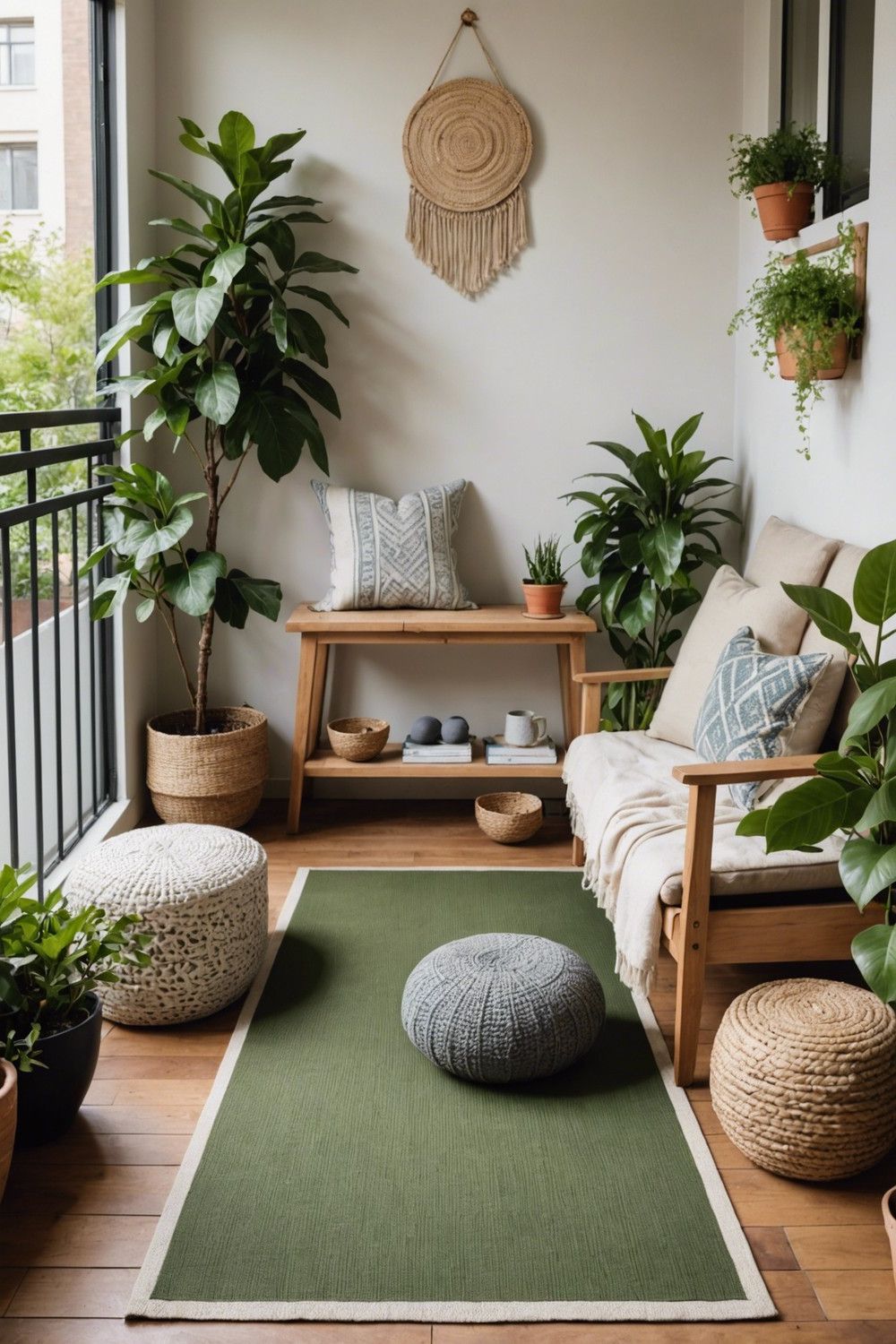Tiny Patio Yoga Retreat