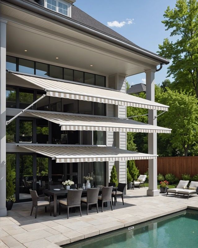 Retractable Motorized Awning