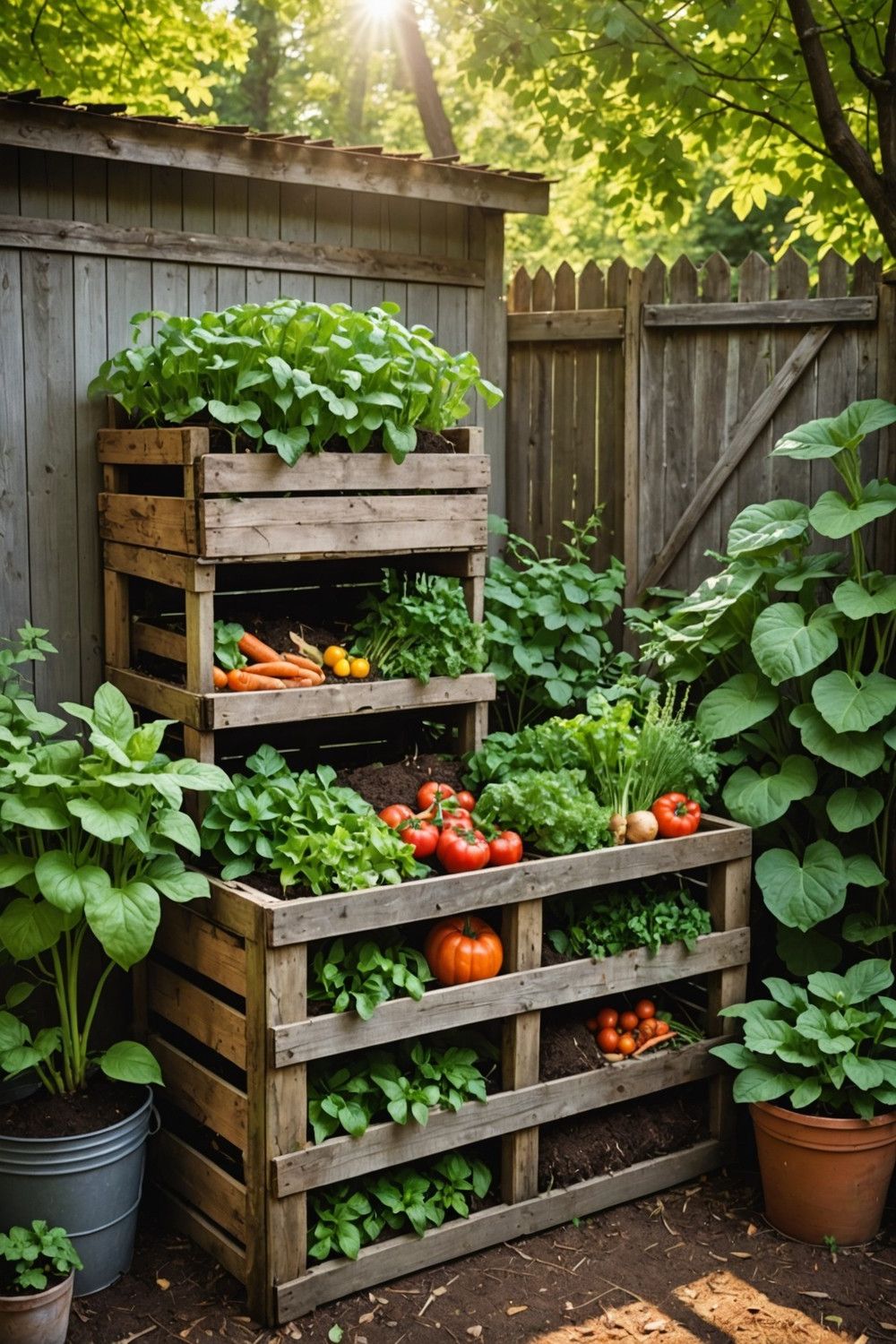 Simple Compost Bins