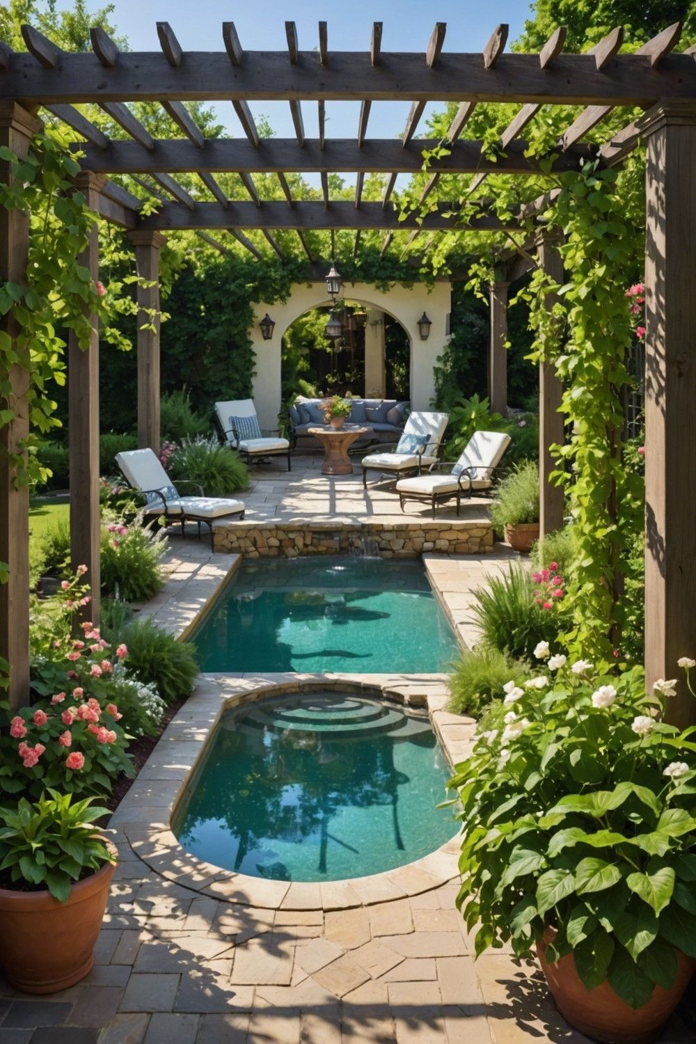 Pergola with Vines