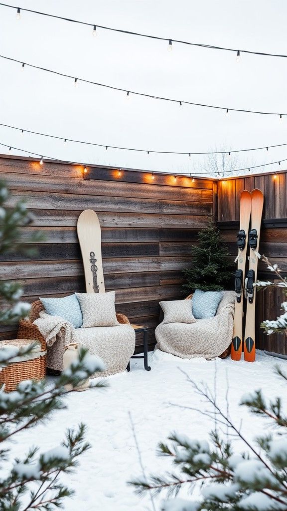 Ski or Snowboard Decor