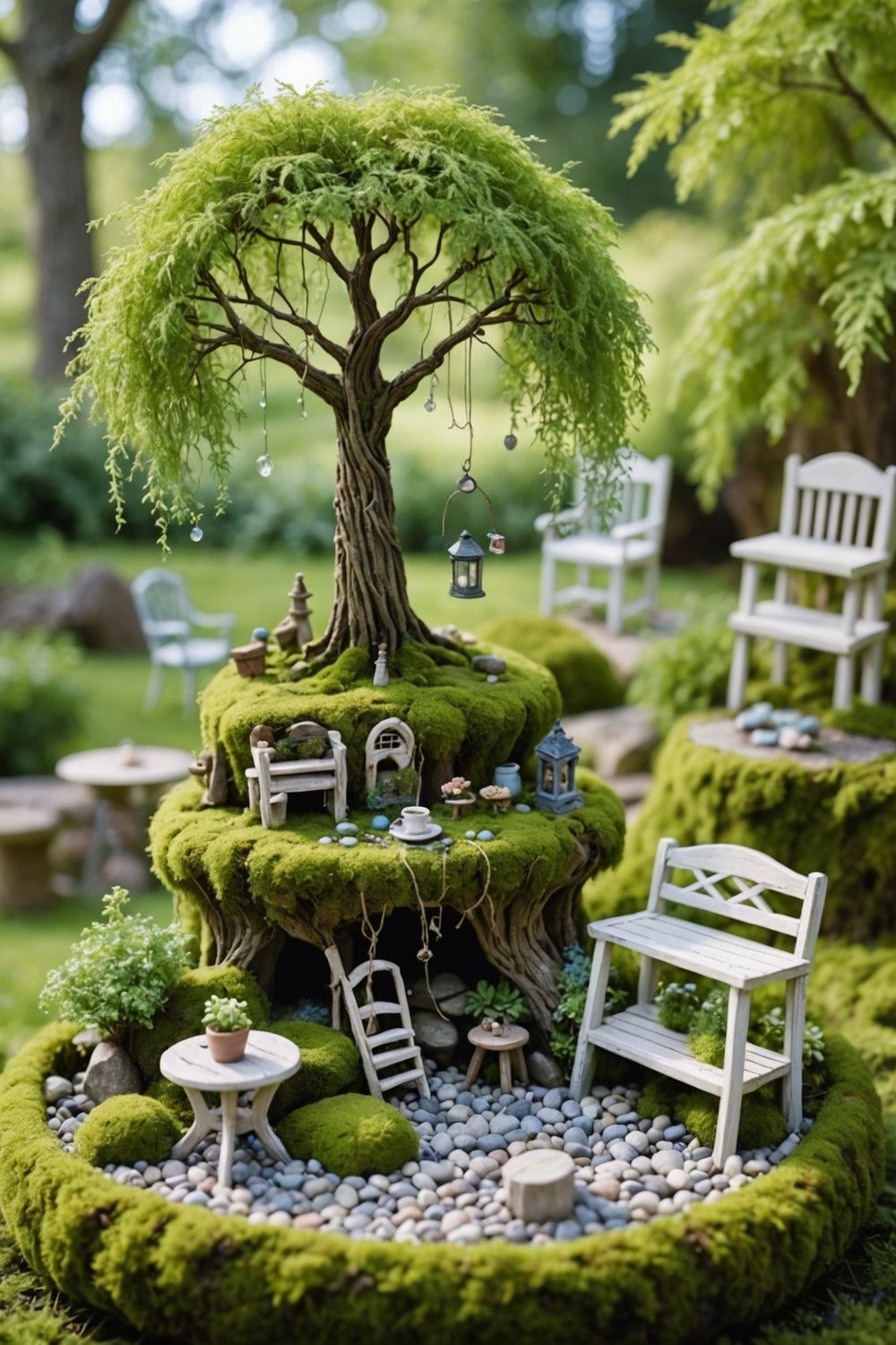 Create a Themed Landscape Around the Tree