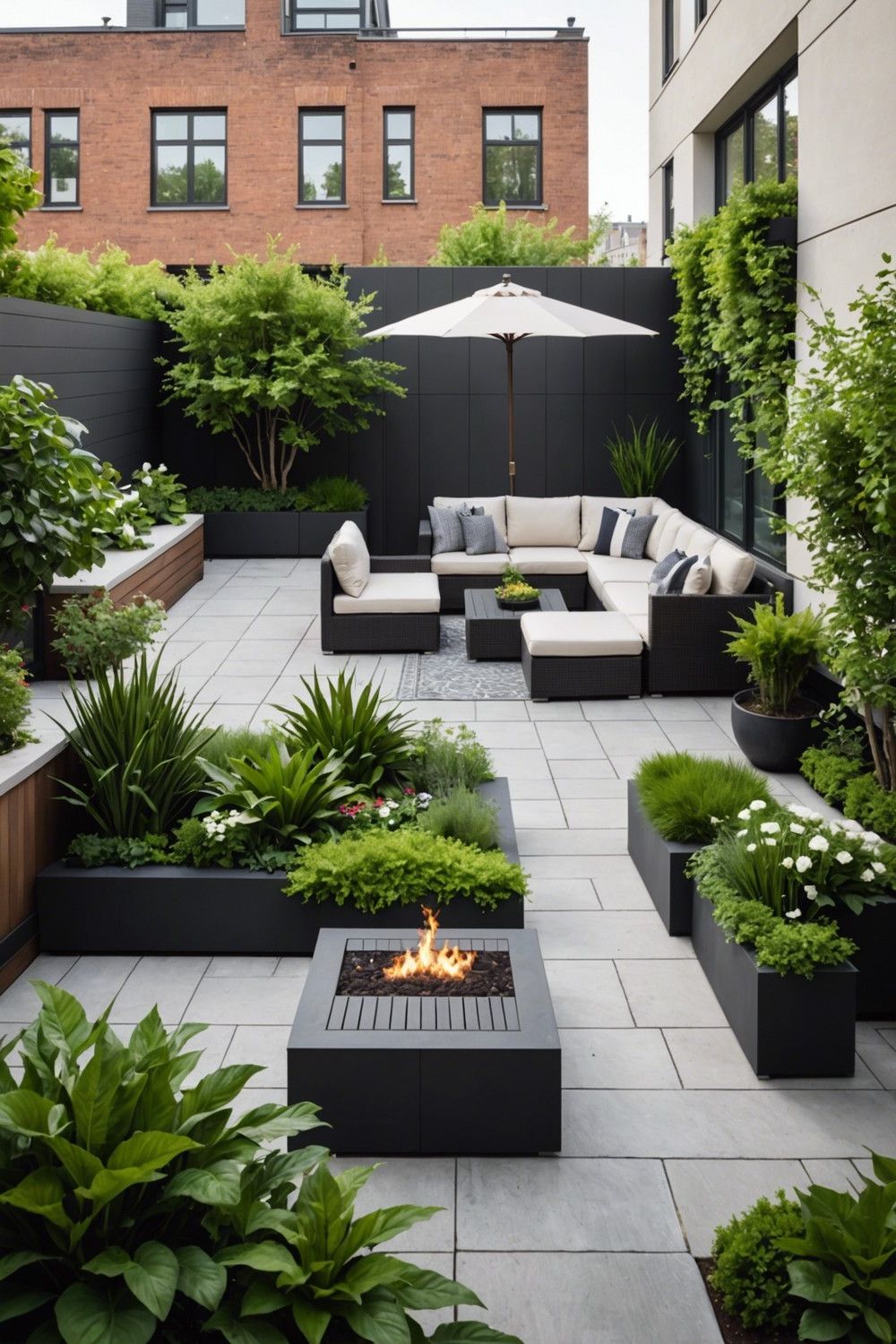 Built-In Planters