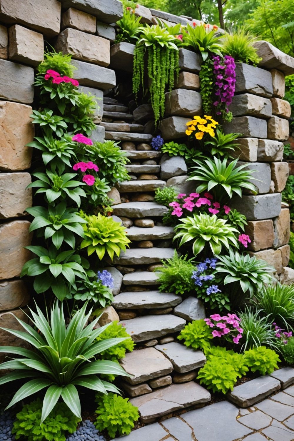 Vertical Rock Garden