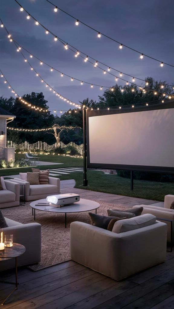 Outdoor Movie Screen