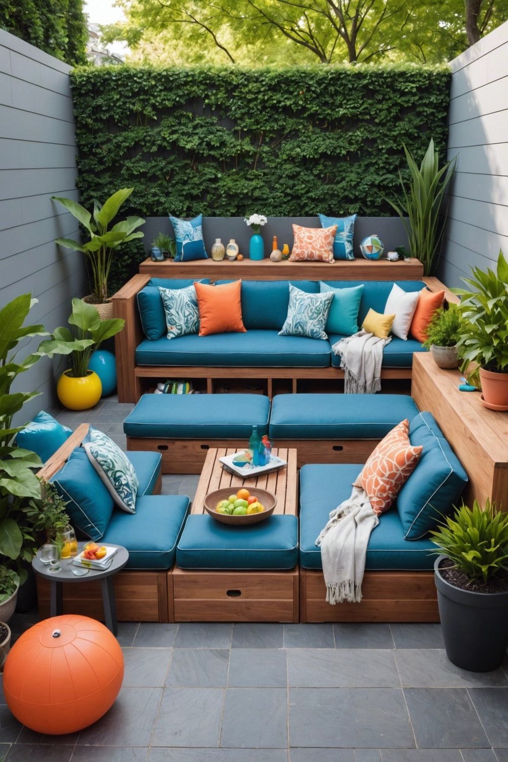 Outdoor Sectionals with Storage