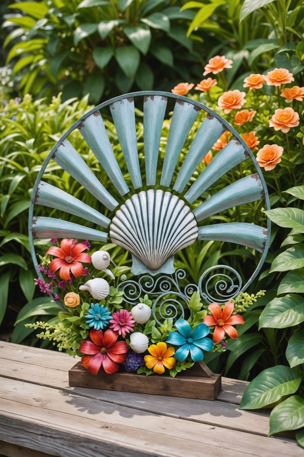 Sea-Inspired Metal Art