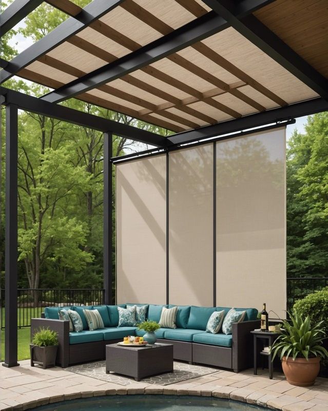 Retractable Privacy Screen